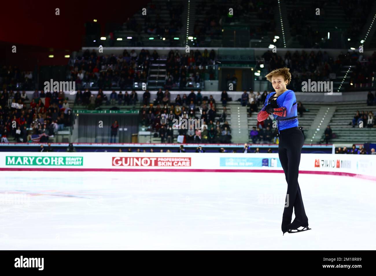 Turin, Italie, le 10th décembre 2022. Ilia Malinin des États-Unis se produit dans le programme de patinage libre pour hommes à Palavela, Turin. Date de la photo : 10th décembre 2022. Crédit photo à lire: Jonathan Moscrop/Sportimage crédit: Sportimage/Alay Live News Banque D'Images