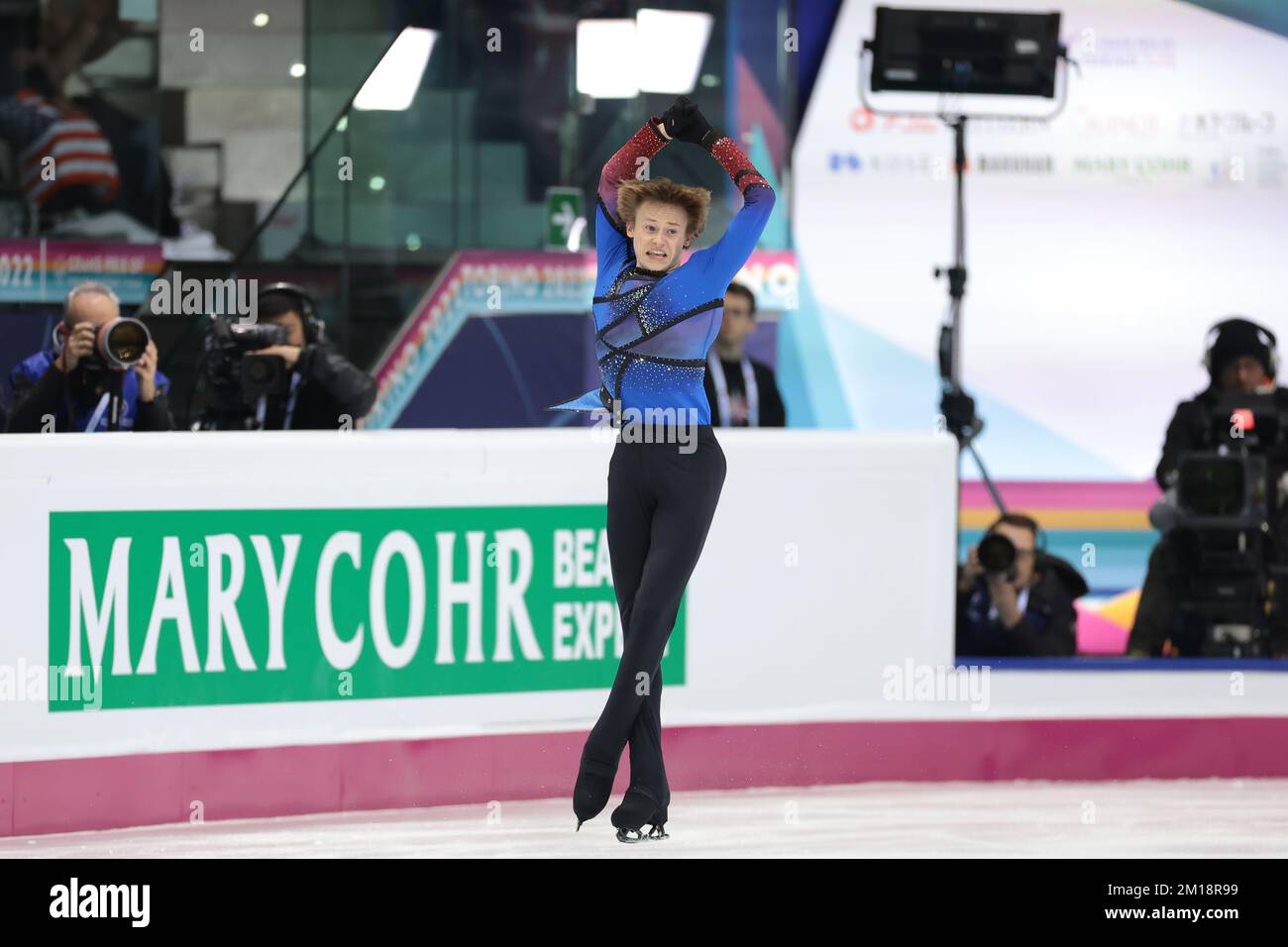 Turin, Italie, le 10th décembre 2022. Ilia Malinin des États-Unis se produit dans le programme de patinage libre pour hommes à Palavela, Turin. Date de la photo : 10th décembre 2022. Crédit photo à lire: Jonathan Moscrop/Sportimage crédit: Sportimage/Alay Live News Banque D'Images