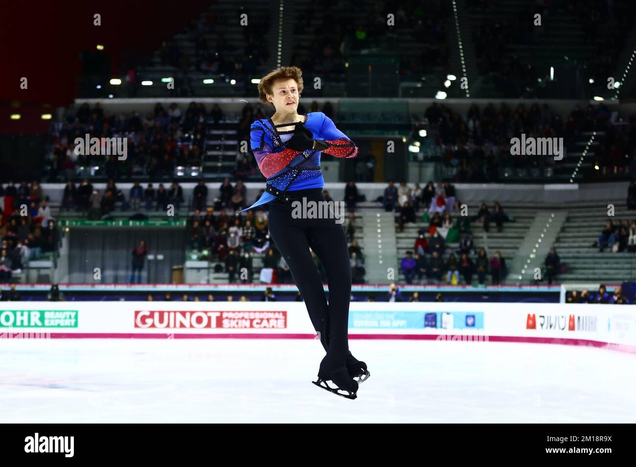 Turin, Italie, le 10th décembre 2022. Ilia Malinin des États-Unis se produit dans le programme de patinage libre pour hommes à Palavela, Turin. Date de la photo : 10th décembre 2022. Crédit photo à lire: Jonathan Moscrop/Sportimage crédit: Sportimage/Alay Live News Banque D'Images