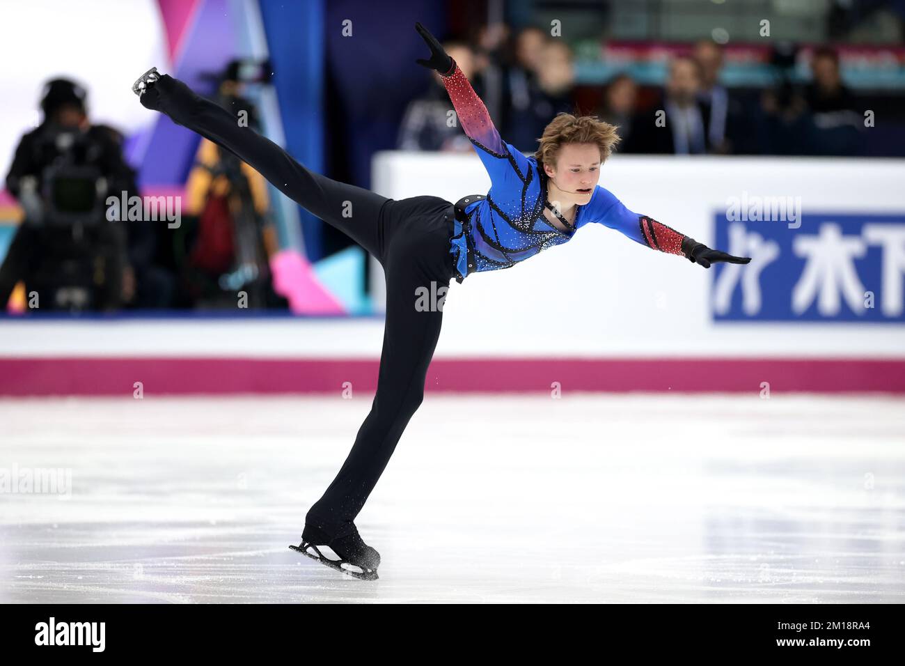 Turin, Italie, le 10th décembre 2022. Ilia Malinin des États-Unis se produit dans le programme de patinage libre pour hommes à Palavela, Turin. Date de la photo : 10th décembre 2022. Crédit photo à lire: Jonathan Moscrop/Sportimage crédit: Sportimage/Alay Live News Banque D'Images