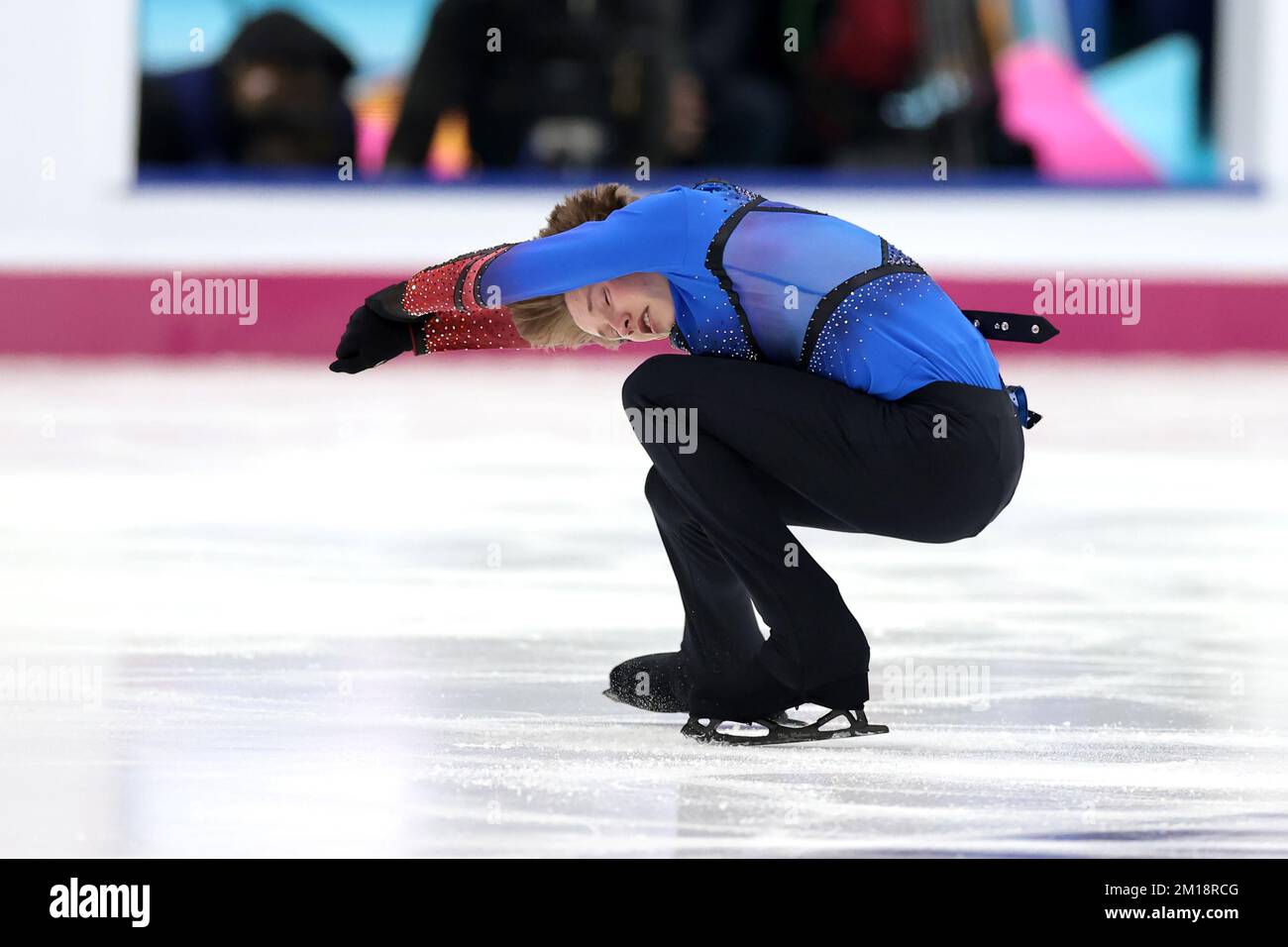 Turin, Italie, le 10th décembre 2022. Ilia Malinin des États-Unis se produit dans le programme de patinage libre pour hommes à Palavela, Turin. Date de la photo : 10th décembre 2022. Crédit photo à lire: Jonathan Moscrop/Sportimage crédit: Sportimage/Alay Live News Banque D'Images