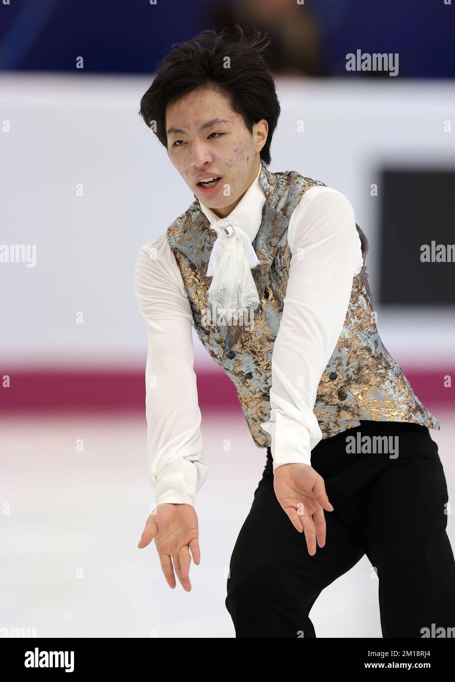 Turin, Italie, le 10th décembre 2022. Kao Miura du Japon se produit dans le programme de patinage libre pour hommes à Palavela, Turin. Date de la photo : 10th décembre 2022. Crédit photo à lire: Jonathan Moscrop/Sportimage crédit: Sportimage/Alay Live News Banque D'Images