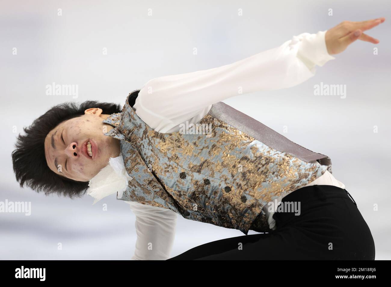 Turin, Italie, le 10th décembre 2022. Kao Miura du Japon se produit dans le programme de patinage libre pour hommes à Palavela, Turin. Date de la photo : 10th décembre 2022. Crédit photo à lire: Jonathan Moscrop/Sportimage crédit: Sportimage/Alay Live News Banque D'Images