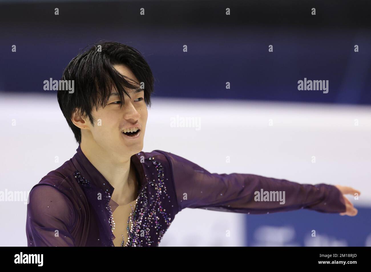 Turin, Italie, le 10th décembre 2022. SOTA Yamamoto du Japon se produit dans le programme de patinage libre pour hommes à Palavela, Turin. Date de la photo : 10th décembre 2022. Crédit photo à lire: Jonathan Moscrop/Sportimage crédit: Sportimage/Alay Live News Banque D'Images