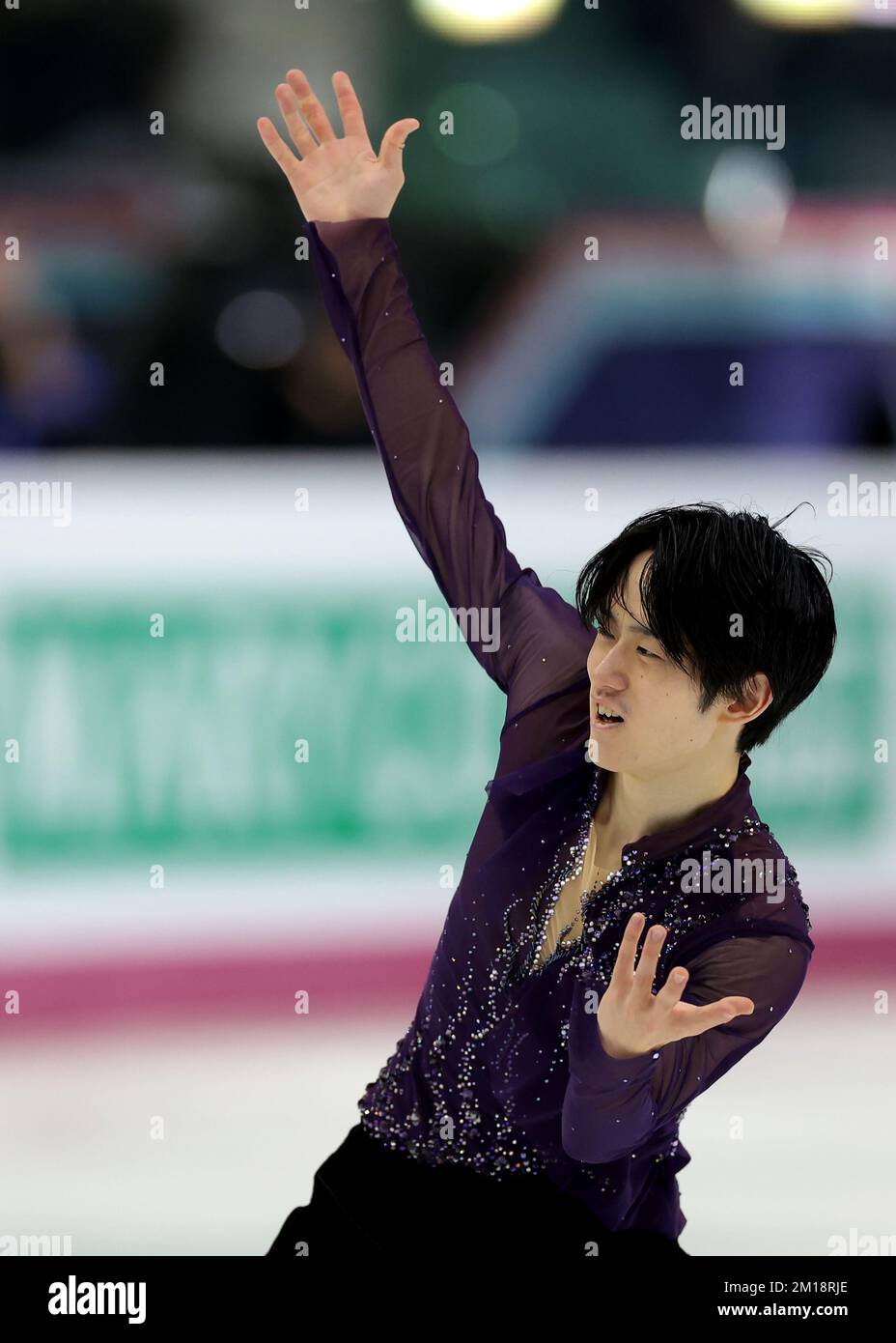 Turin, Italie, le 10th décembre 2022. SOTA Yamamoto du Japon se produit dans le programme de patinage libre pour hommes à Palavela, Turin. Date de la photo : 10th décembre 2022. Crédit photo à lire: Jonathan Moscrop/Sportimage crédit: Sportimage/Alay Live News Banque D'Images