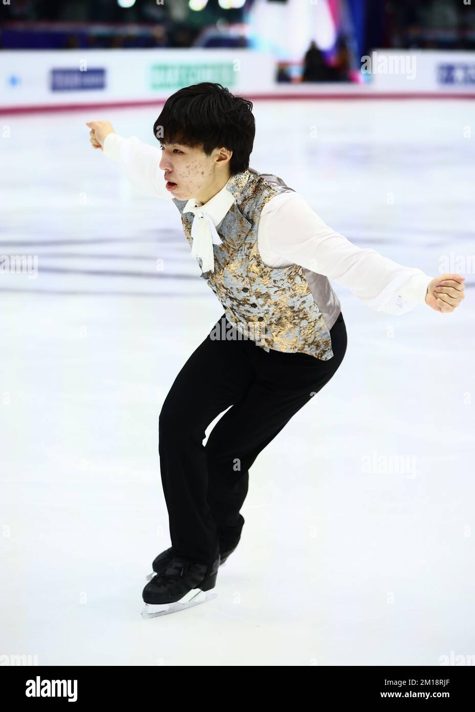 Turin, Italie, le 10th décembre 2022. Kao Miura du Japon se produit dans le programme de patinage libre pour hommes à Palavela, Turin. Date de la photo : 10th décembre 2022. Crédit photo à lire: Jonathan Moscrop/Sportimage crédit: Sportimage/Alay Live News Banque D'Images