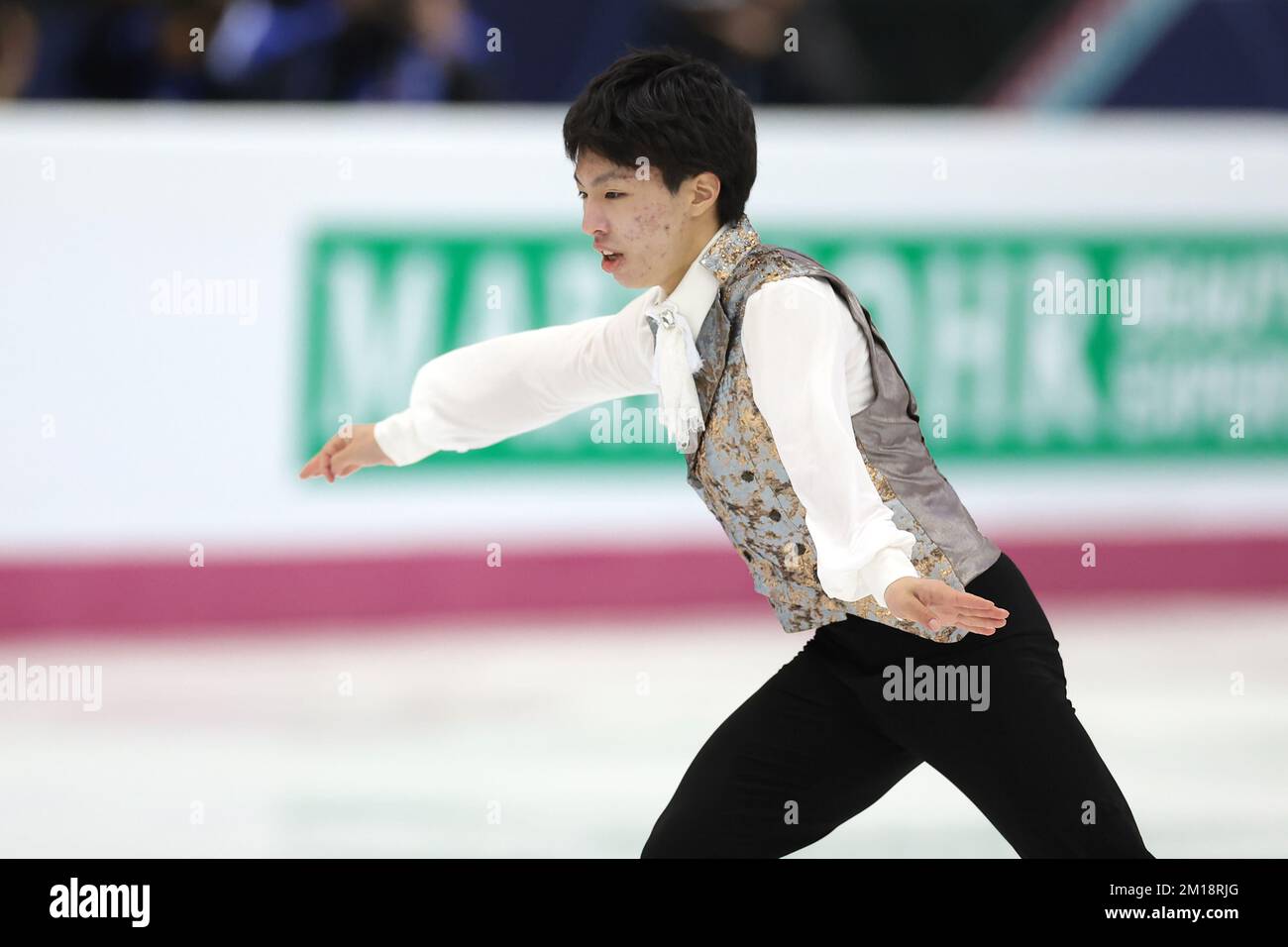 Turin, Italie, le 10th décembre 2022. Kao Miura du Japon se produit dans le programme de patinage libre pour hommes à Palavela, Turin. Date de la photo : 10th décembre 2022. Crédit photo à lire: Jonathan Moscrop/Sportimage crédit: Sportimage/Alay Live News Banque D'Images