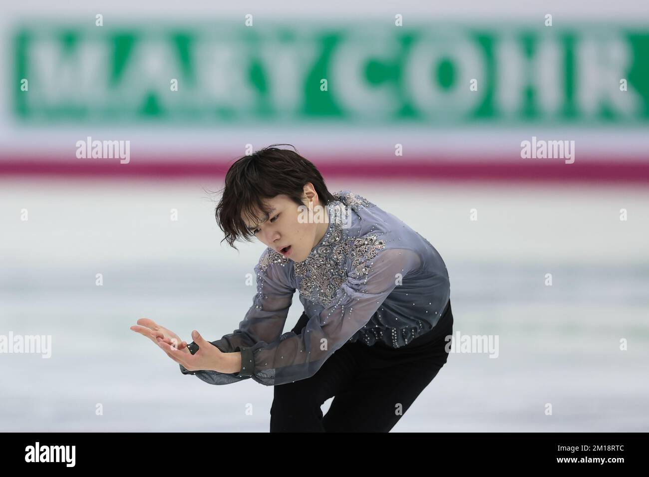 Turin, Italie, le 10th décembre 2022. Shoma Uno, du Japon, se produit dans le cadre du programme de patinage libre pour hommes à Palavela, Turin. Date de la photo : 10th décembre 2022. Crédit photo à lire: Jonathan Moscrop/Sportimage crédit: Sportimage/Alay Live News Banque D'Images