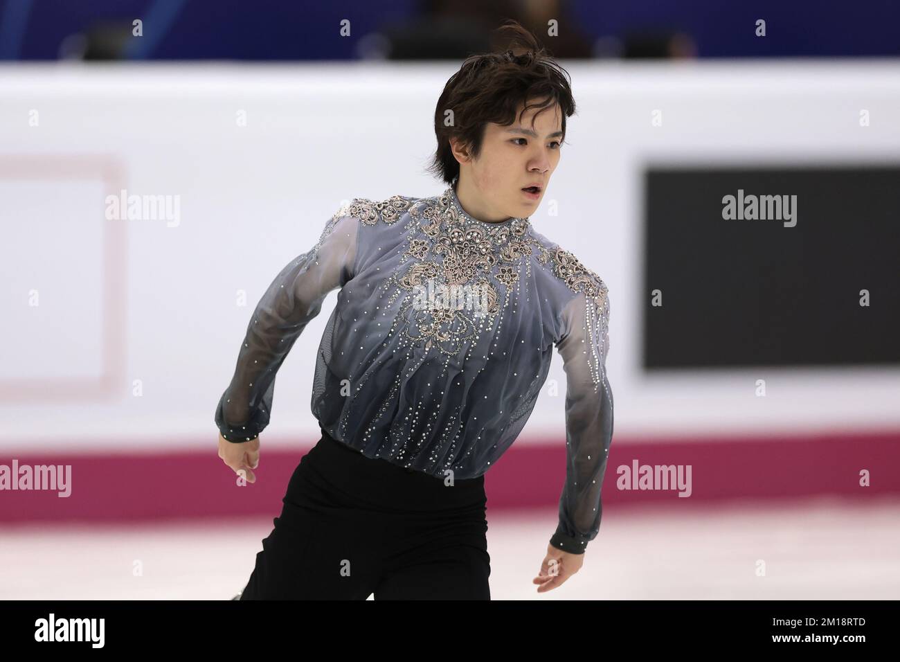 Turin, Italie, le 10th décembre 2022. Shoma Uno, du Japon, se produit dans le cadre du programme de patinage libre pour hommes à Palavela, Turin. Date de la photo : 10th décembre 2022. Crédit photo à lire: Jonathan Moscrop/Sportimage crédit: Sportimage/Alay Live News Banque D'Images