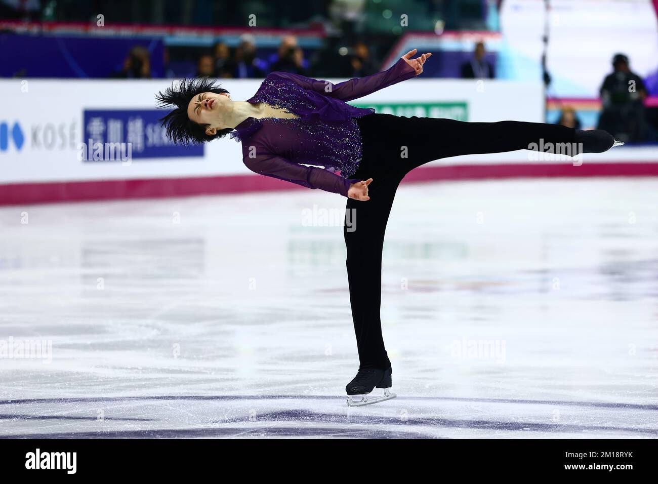 Turin, Italie, le 10th décembre 2022. SOTA Yamamoto du Japon se produit dans le programme de patinage libre pour hommes à Palavela, Turin. Date de la photo : 10th décembre 2022. Crédit photo à lire: Jonathan Moscrop/Sportimage crédit: Sportimage/Alay Live News Banque D'Images