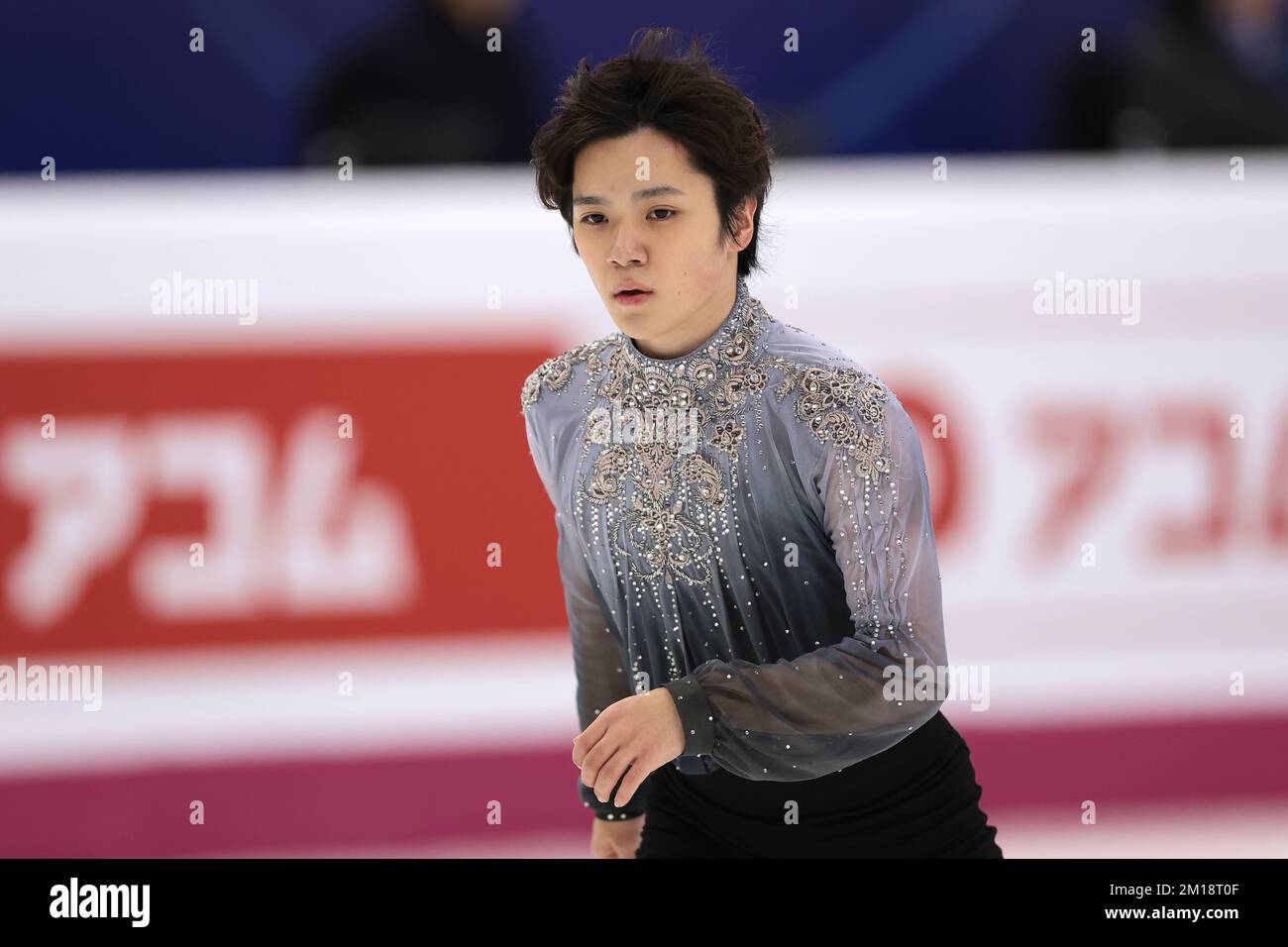 Turin, Italie, le 10th décembre 2022. Shoma Uno, du Japon, se produit dans le cadre du programme de patinage libre pour hommes à Palavela, Turin. Date de la photo : 10th décembre 2022. Crédit photo à lire: Jonathan Moscrop/Sportimage crédit: Sportimage/Alay Live News Banque D'Images