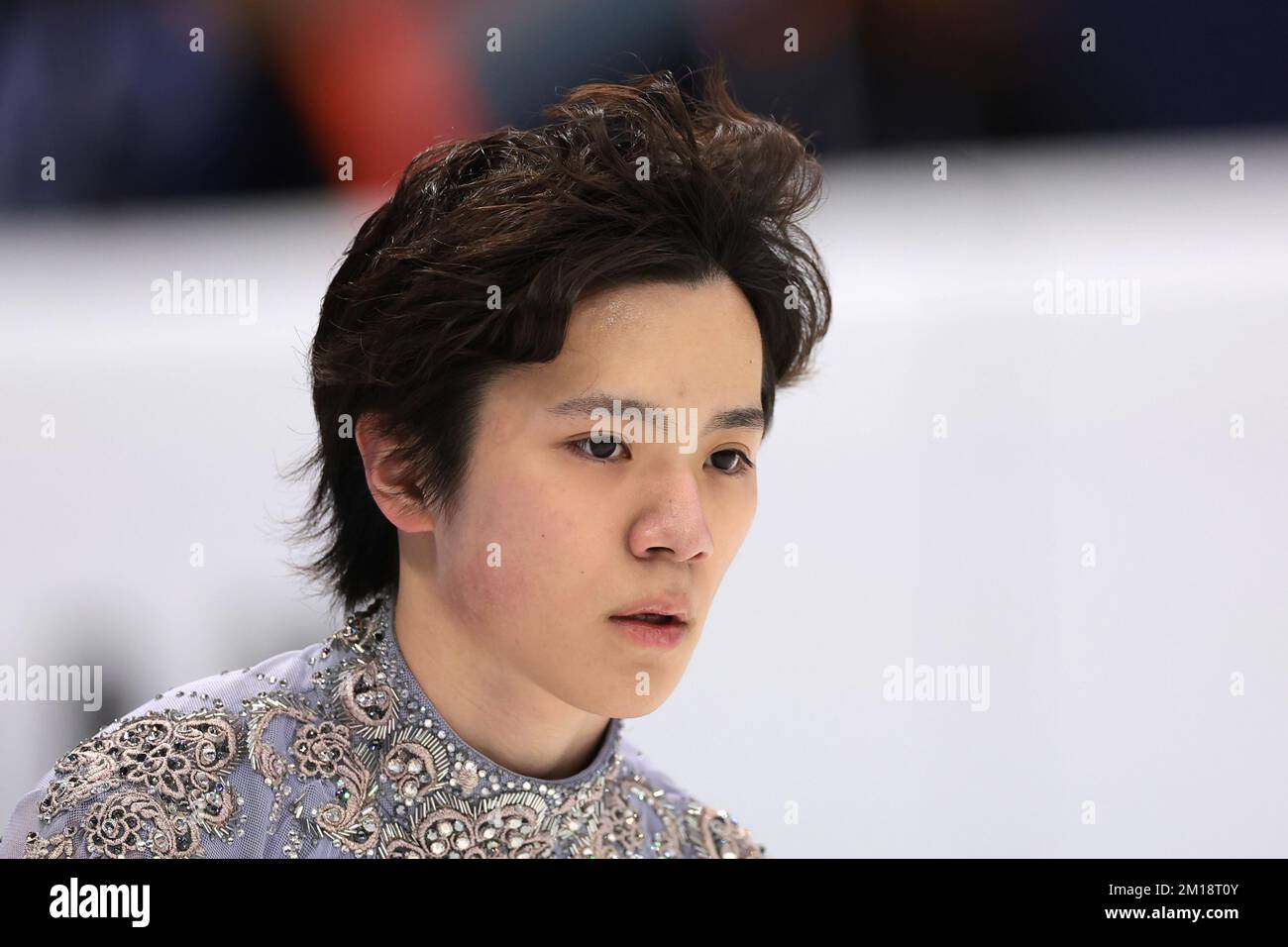 Turin, Italie, le 10th décembre 2022. Shoma Uno, du Japon, se produit dans le cadre du programme de patinage libre pour hommes à Palavela, Turin. Date de la photo : 10th décembre 2022. Crédit photo à lire: Jonathan Moscrop/Sportimage crédit: Sportimage/Alay Live News Banque D'Images