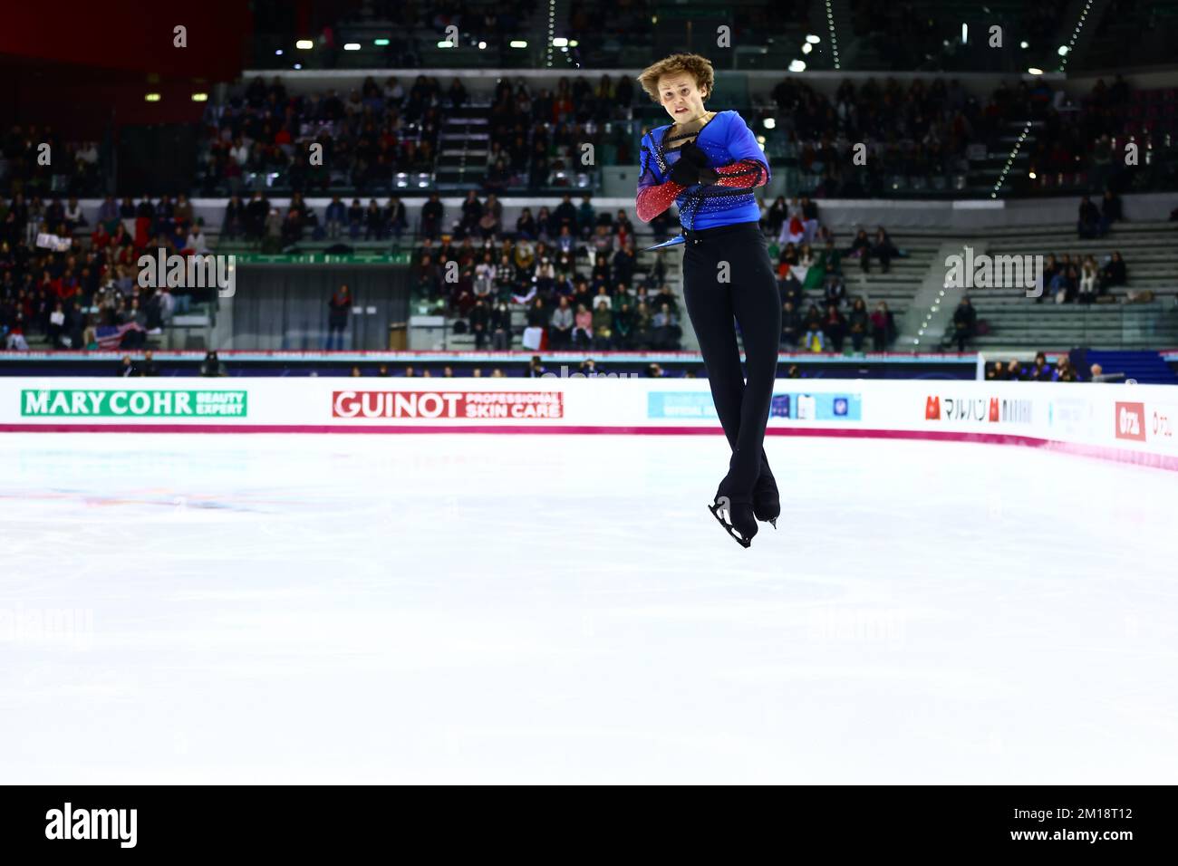Turin, Italie, le 10th décembre 2022. Ilia Malinin des États-Unis se produit dans le programme de patinage libre pour hommes à Palavela, Turin. Date de la photo : 10th décembre 2022. Crédit photo à lire: Jonathan Moscrop/Sportimage crédit: Sportimage/Alay Live News Banque D'Images
