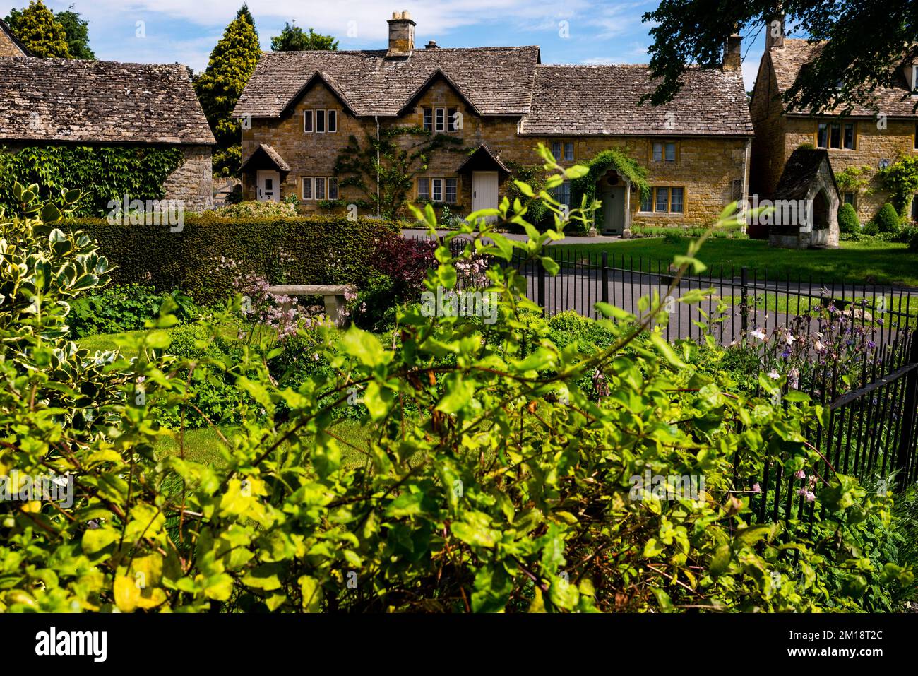 Toit en ardoise de pierre anglaise Banque de photographies et d’images