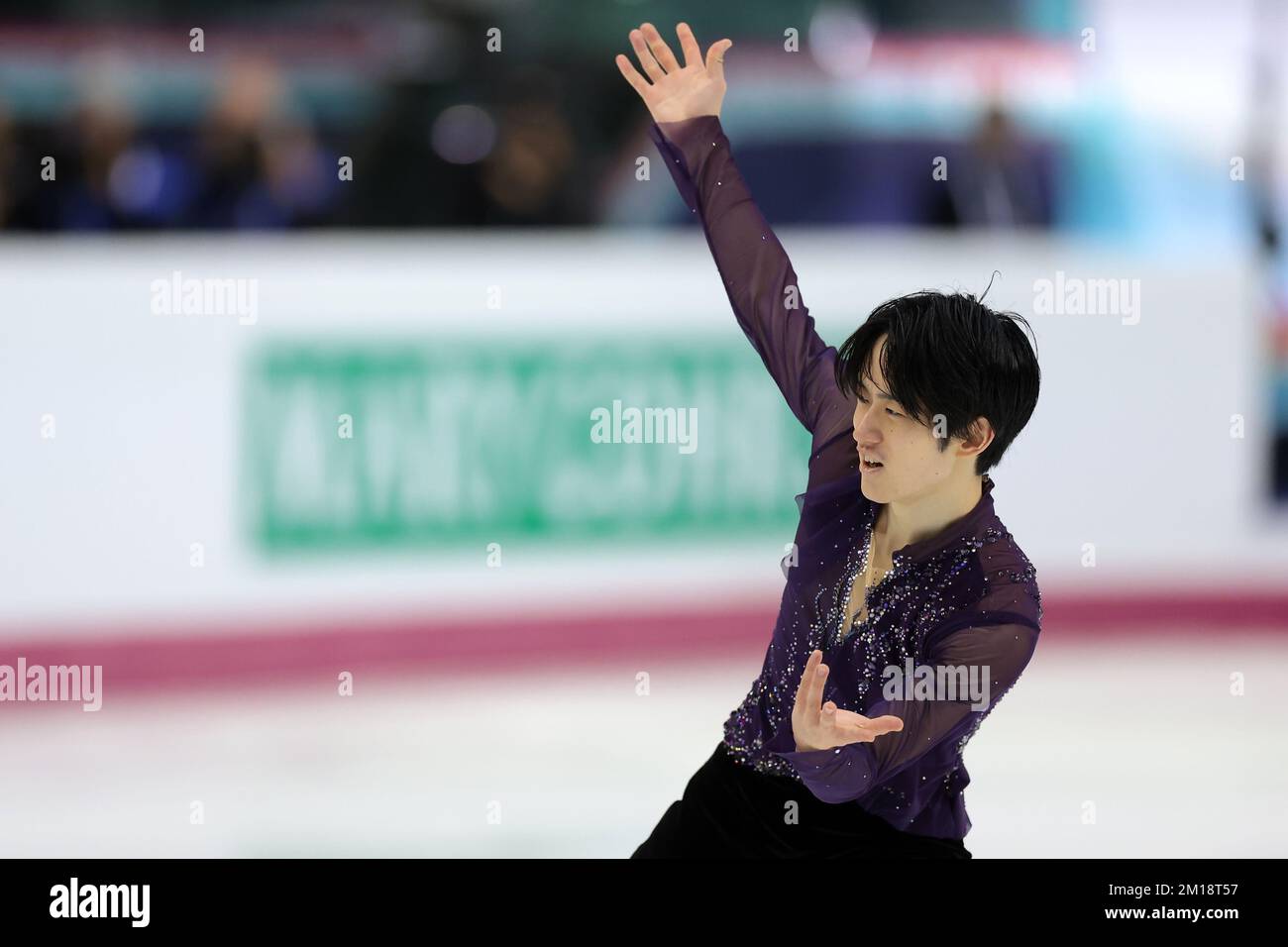 Turin, Italie, le 10th décembre 2022. SOTA Yamamoto du Japon se produit dans le programme de patinage libre pour hommes à Palavela, Turin. Date de la photo : 10th décembre 2022. Crédit photo à lire: Jonathan Moscrop/Sportimage crédit: Sportimage/Alay Live News Banque D'Images