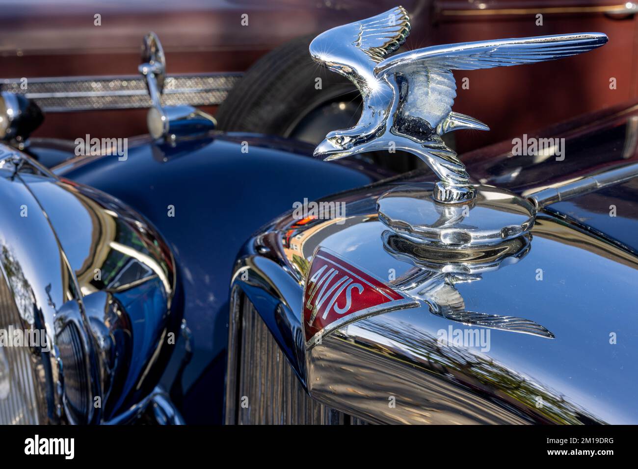 Vintage car hood ornament eagle Banque de photographies et d’images à