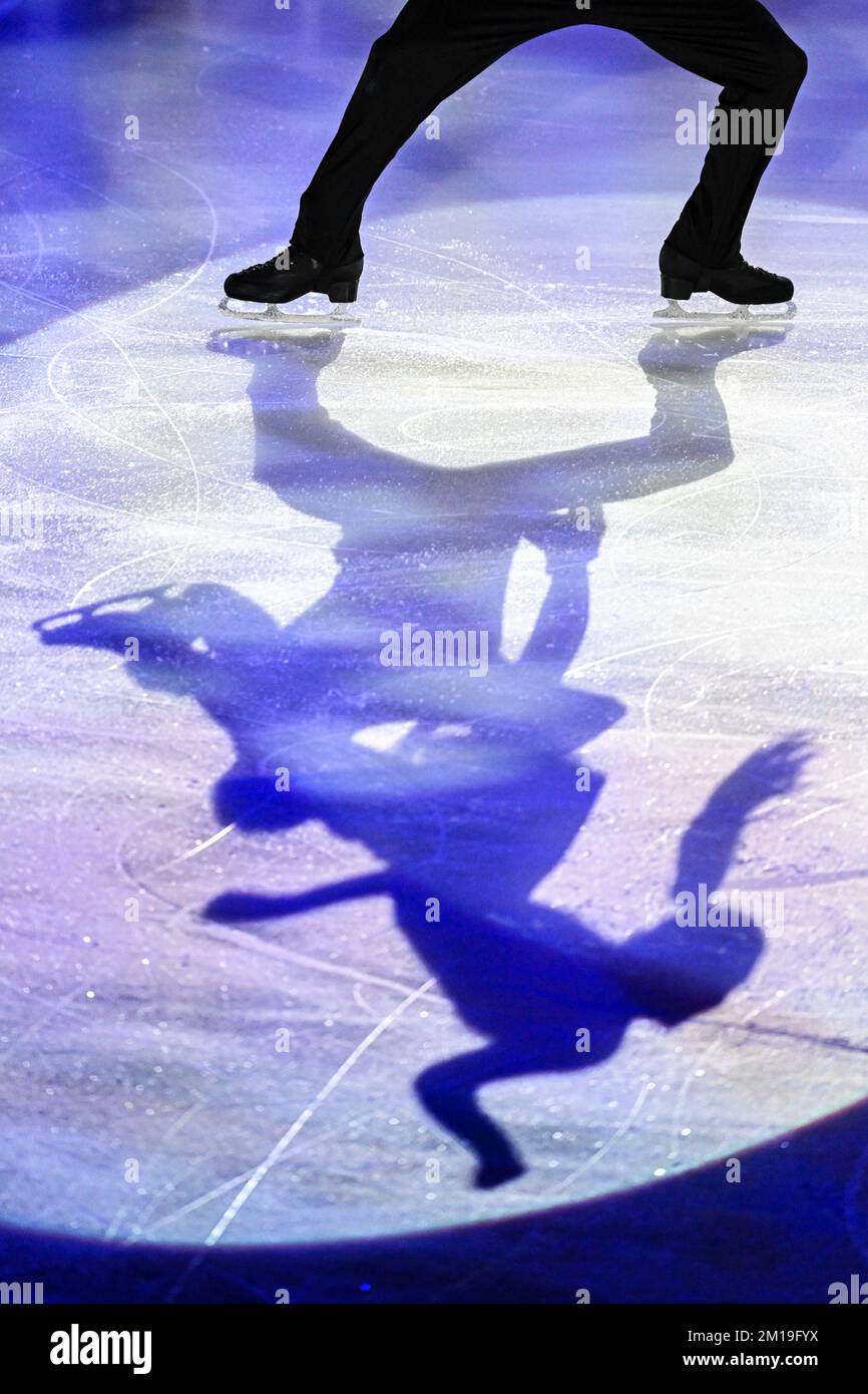 Hannah LIM & Ye QUAN (KOR), lors du Gala de l'exposition, lors de la finale 2022 du Grand Prix de patinage artistique de l'UIP, à Palavela, sur 11 décembre 2022, à Turin, en Italie. Credit: Raniero Corbelletti/AFLO/Alay Live News Banque D'Images
