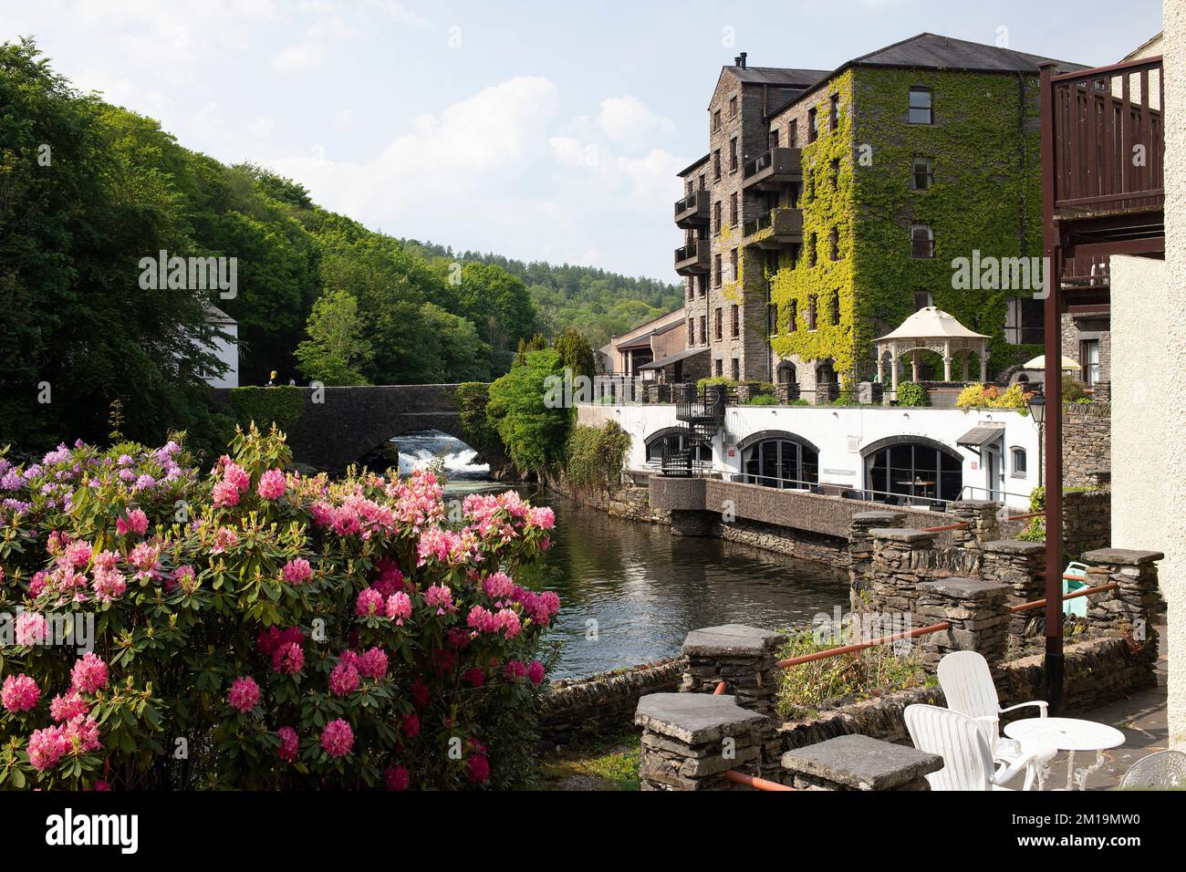 Whitewater Hotel, Backbarrow, Ulverston Cumbria Banque D'Images
