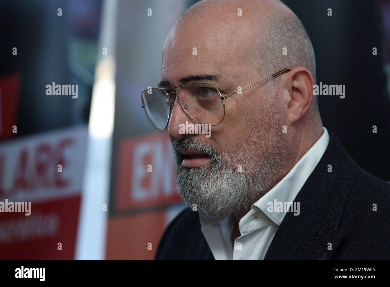 Termoli, Italie. 11 décembre 2022. Stefano Bonaccini candidat pour le secrétariat du PD en tournée à Molise. Credit: Antonio Nardelli / Alamy Live News Banque D'Images