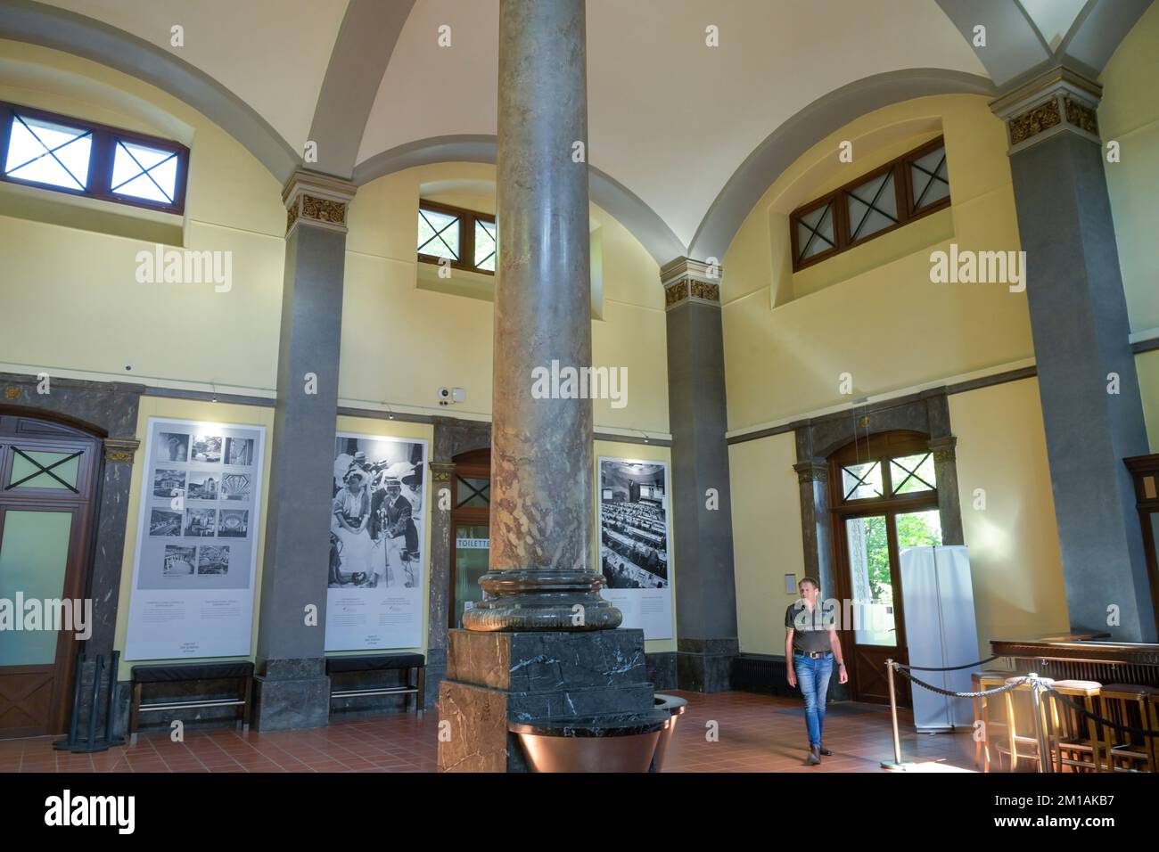Trinkhalle, Kurpark, Baden-Baden, Bade-Wurtemberg, Allemagne Banque D'Images