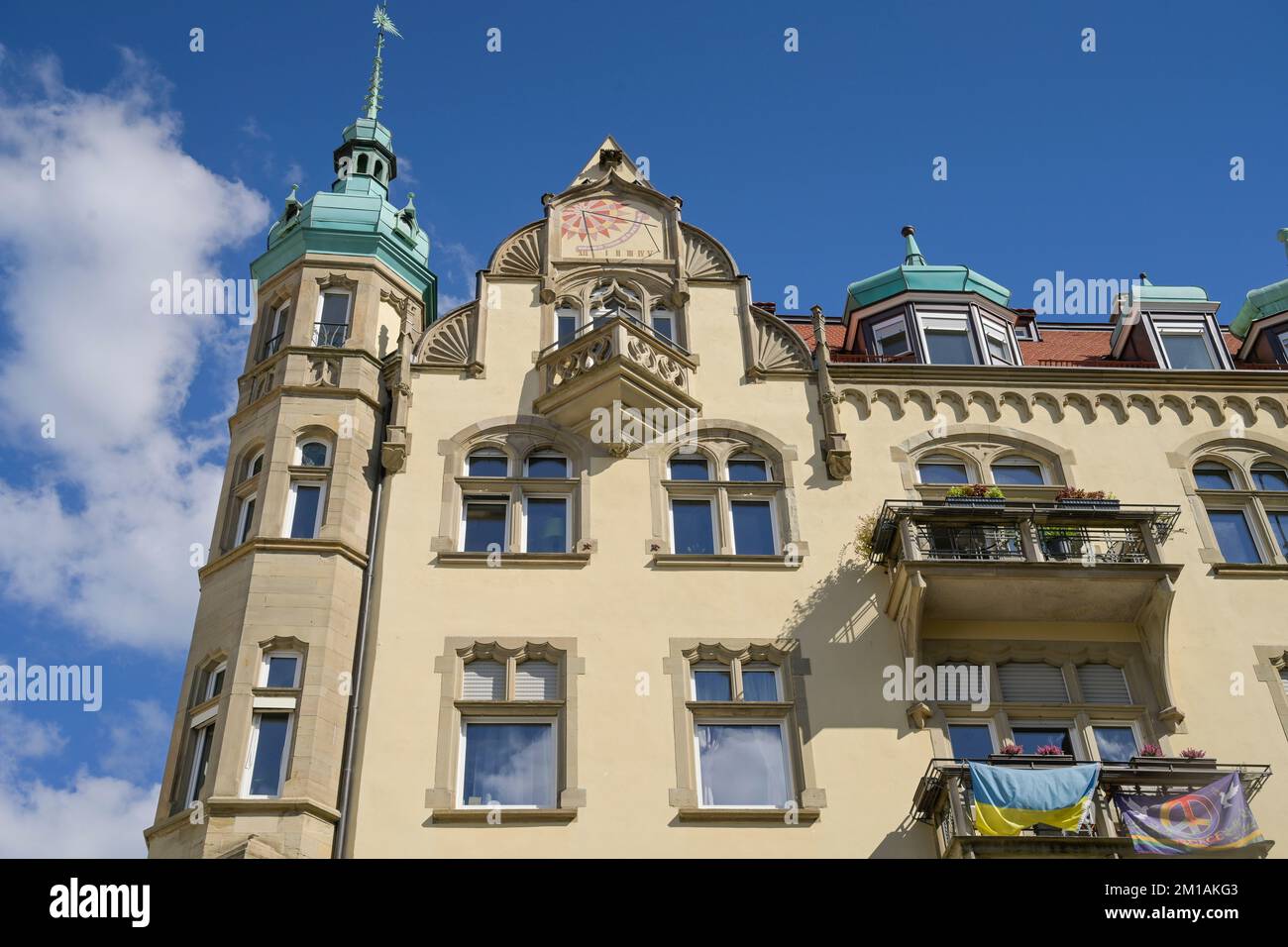 Altbau, Altstadt, Baden-Baden, Bade-Wurtemberg, Allemagne Banque D'Images