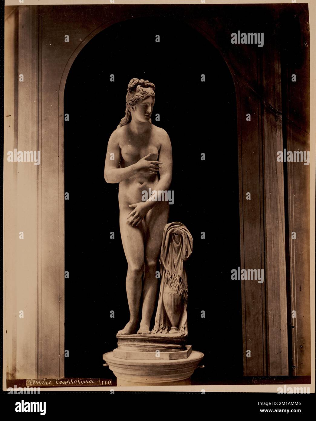 Venere Capitolina , Antiquités, Sculpture, Déesses, Vénus Déité romaine. Collection Nicholas Catsimpolas Banque D'Images