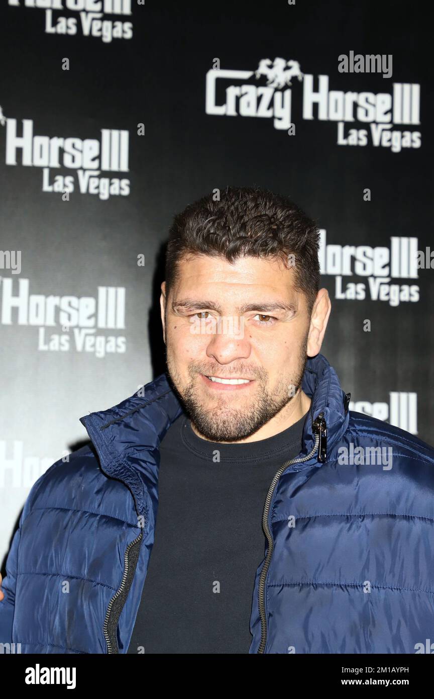 Las Vegas, Nevada, États-Unis. 10th décembre 2022. Célèbre titre de l'UFC Challenger NICK DIAZ accueille l'UFC 282 Viewing Party Crazy Horse 3 Las Vegas, NV 10 décembre 2022 Credit: ENT/Alay Live News Credit: ENT/Alay Live News Banque D'Images