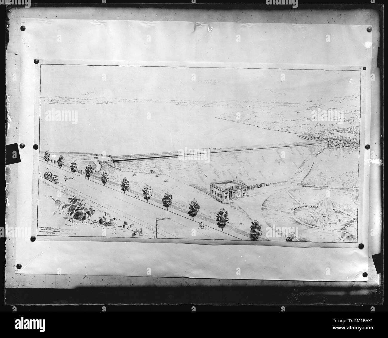 Beau Dessin à L'encre Début 1900 - Plan Tabi, Village En Ruine à Localiser, Art Du Sénégal ?