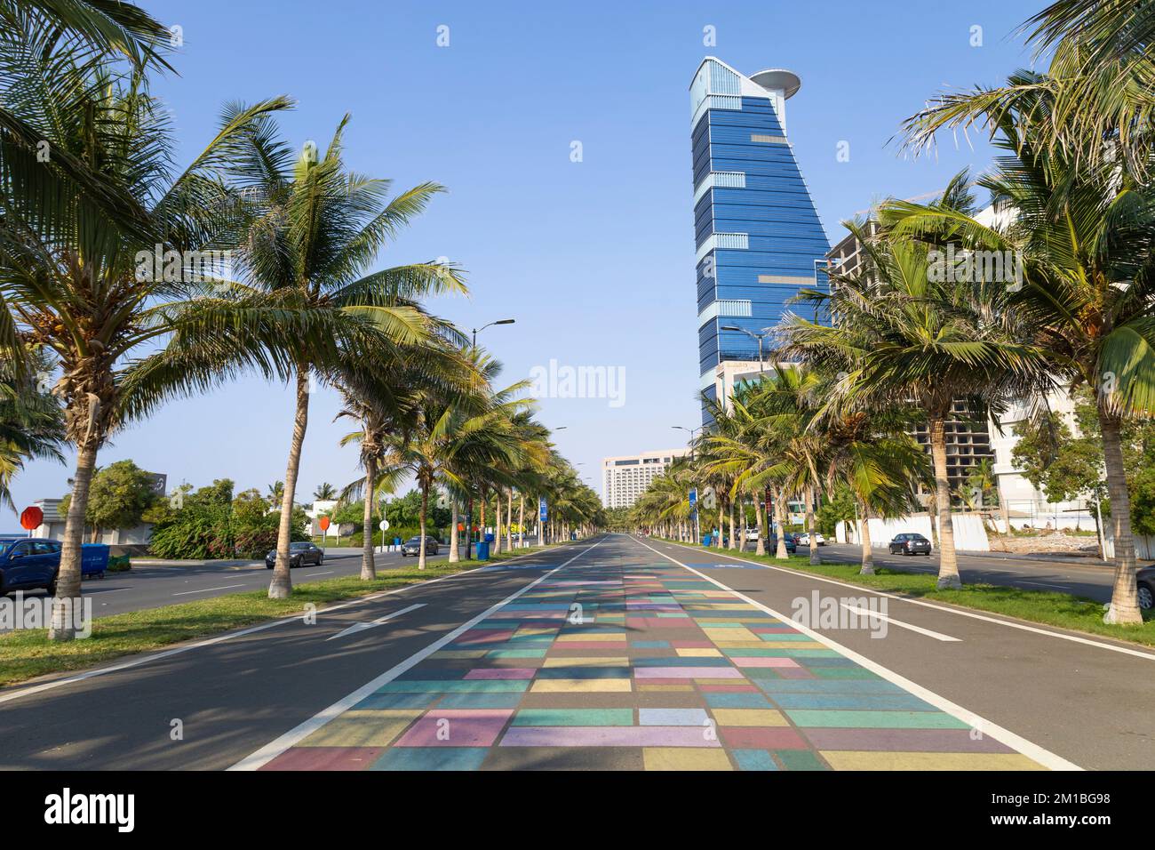 ville de djeddah. rue colorée. djeddah, Arabie Saoudite Banque D'Images