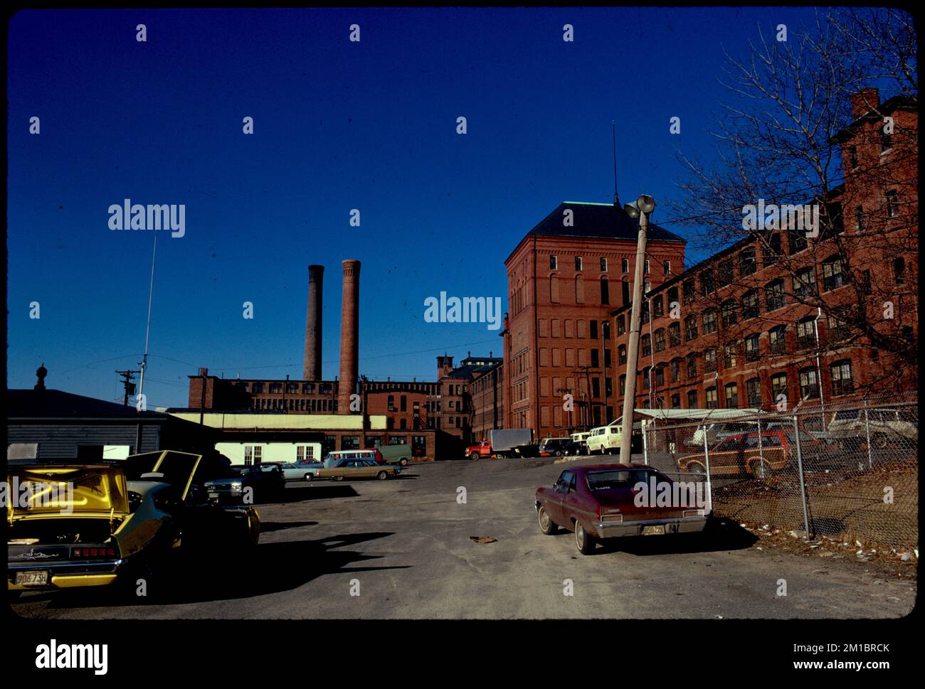 Waltham Watch Co. Bâtiments d'usine, usines, American Waltham Watch Company. Photographies d'Ernst Halberstadt Banque D'Images