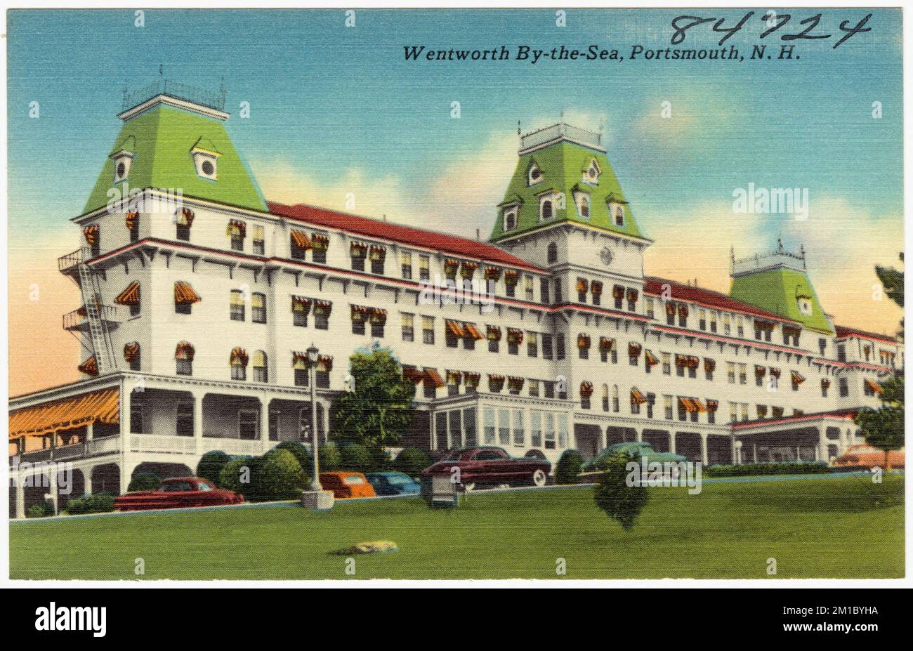Wentworth By-the-Sea, Portsmouth, N.H. , Hôtels, Tichnor Brothers Collection, cartes postales des États-Unis Banque D'Images