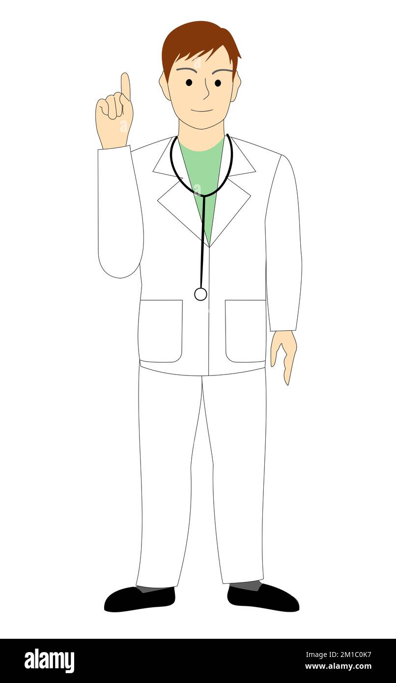 Un médecin de sexe masculin, vétérinaire donnant un conseil Banque D'Images