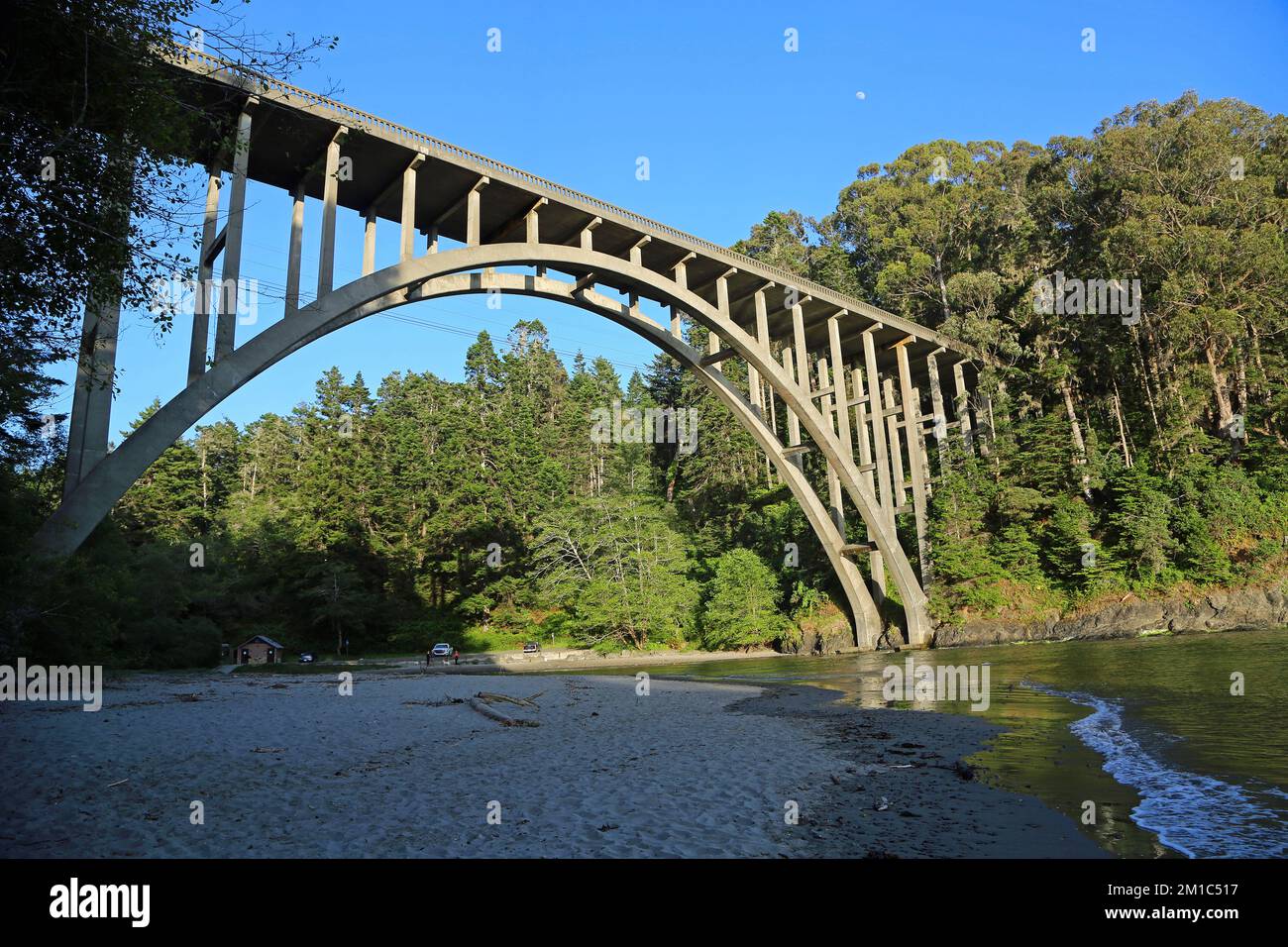 Pont russe Gulch - Californie Banque D'Images