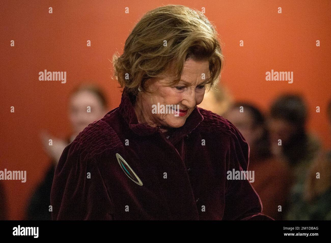 Oslo 20221211.Queen Sonja est présent lors du concert de la chorale des filles norvégiennes dans la reine Sonja KunstStall photo: Rodrigo Freitas / NTB Banque D'Images