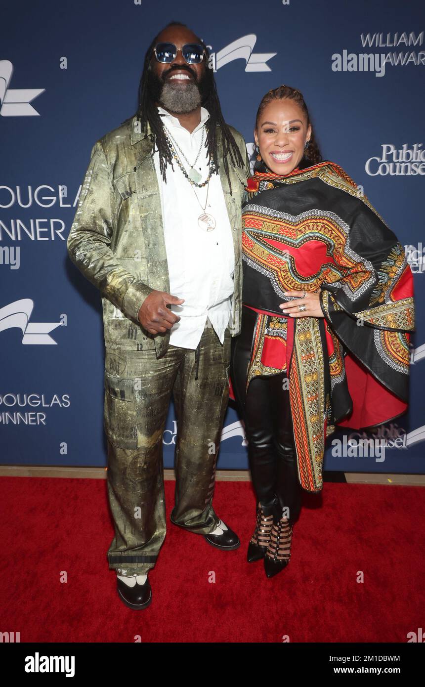 Kazembe Ajamu Coleman, la princesse Sarah, au dîner annuel de prix William O. Douglas du conseiller public célébrant Viola Davis au Beverly Hilton à Beverly Hills, CA, États-Unis sur 1 décembre 2022. Photo de Fati Sadou/ABACAPRESS.COM Banque D'Images