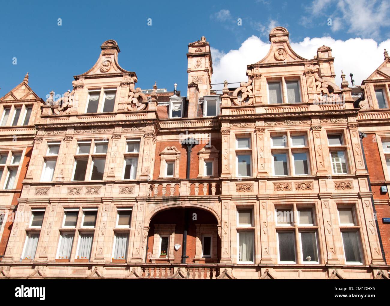 Architecture fine, South Audley Street, Mayfair, Westminster, Londres, ROYAUME-UNI Banque D'Images