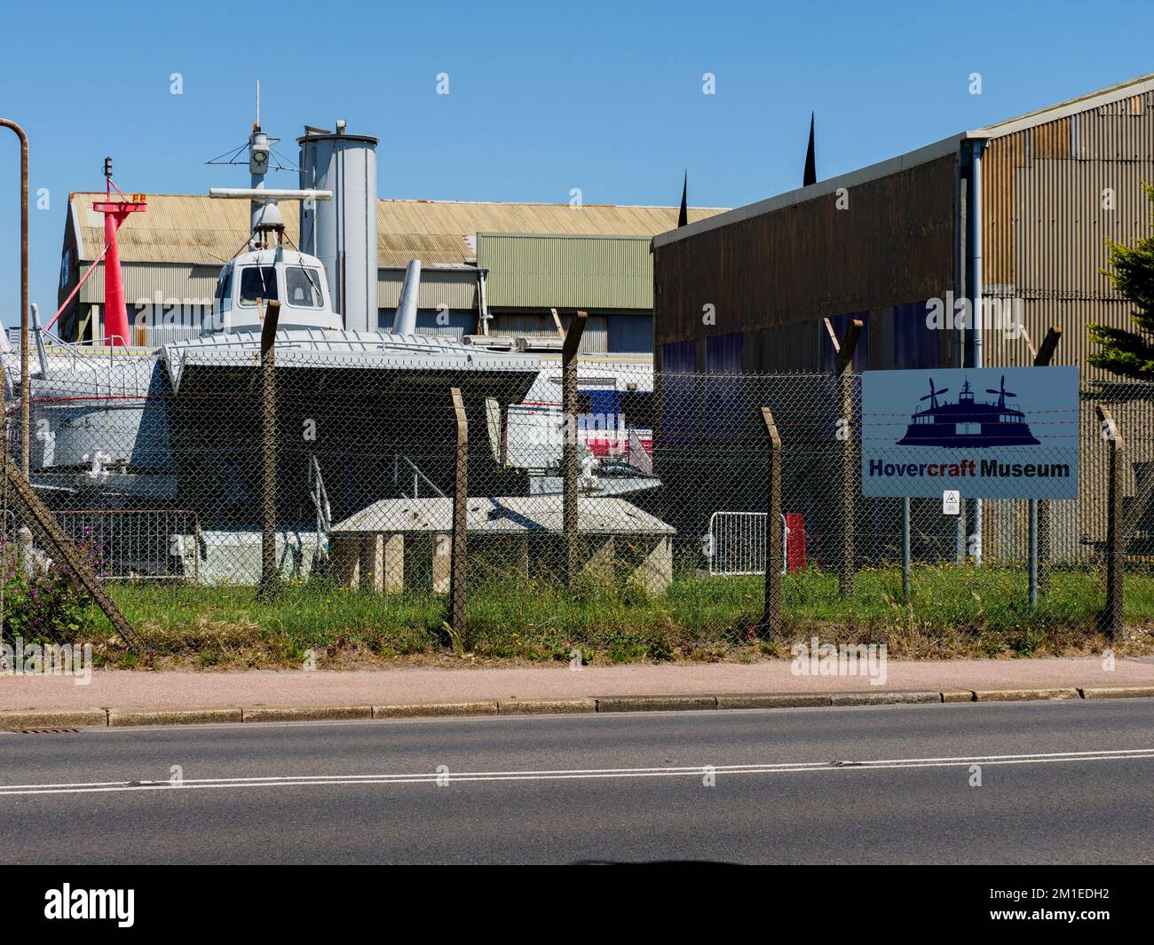 The Hovercraft Museum, Lee-on-the-Solent, Hampshire, Royaume-Uni Banque D'Images