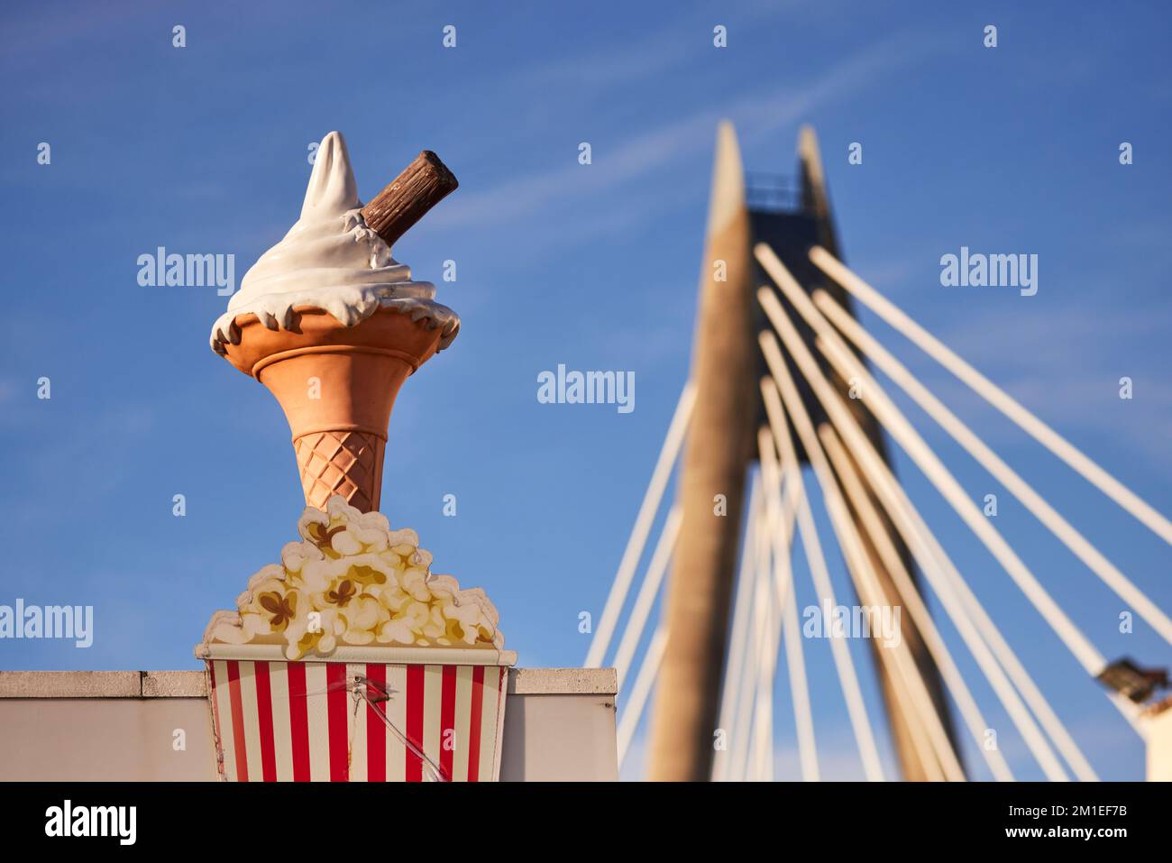 Promenade de Southport , Lancashire. Banque D'Images