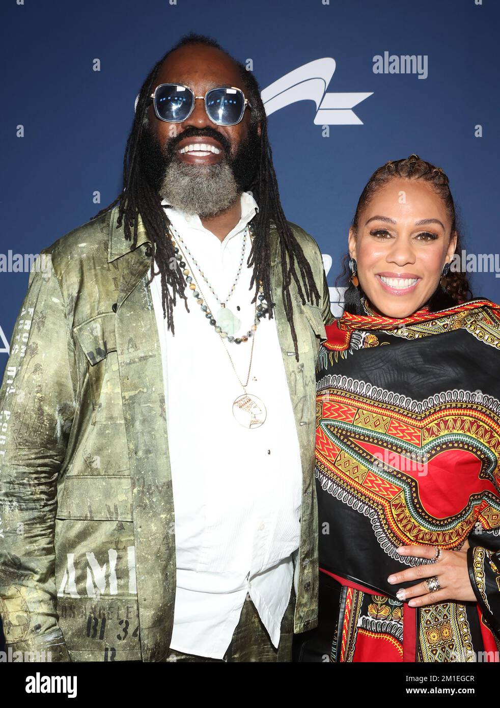 Beverly Hills, env. 11th décembre 2022. Kazembe Ajamu Coleman, la princesse Sarah, au dîner annuel de prix William O. Douglas du conseiller public célébrant Viola Davis au Beverly Hilton de Beverly Hills, Californie, sur 5 décembre 2022. Crédit : Faye Sadou/Media Punch/Alay Live News Banque D'Images