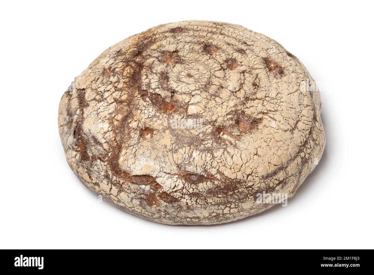Eifler Brot allemand entier frais et traditionnel isolé sur fond blanc Banque D'Images