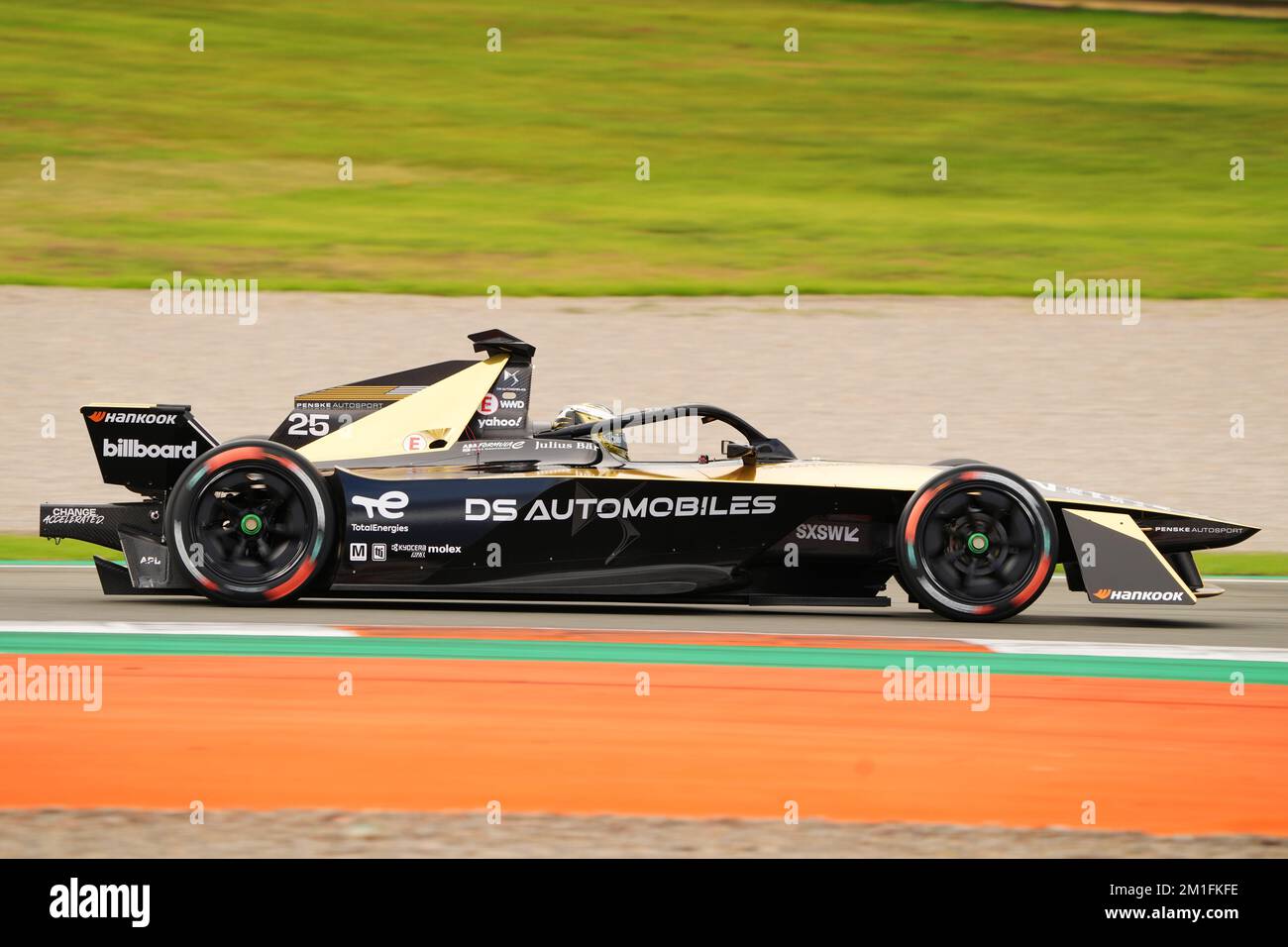 12/12/2022 - Jean-Eric Vergne, DS Penske, DS E-tense FE23 pendant les épreuves de Formule E de Valence à Valence, Espagne. (Photo de Malcolm Griffiths/Motorsport Images/Sipa USA) Banque D'Images