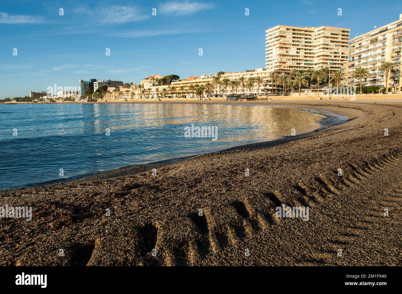 Aguadulce Beach, Roquetas de Mar, Almeria Banque D'Images