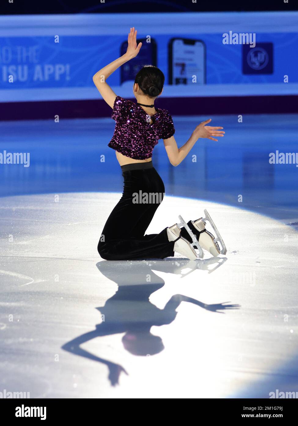 Turin, Italie. 11th décembre 2022. Jia Shin (Corée - Junior Woman 2nd place) lors de la finale 2022 du Grand Prix de patinage de l'UIP - Day4, Sports sur glace à Turin, Italie, 11 décembre 2022 crédit: Agence de photo indépendante/Alamy Live News Banque D'Images