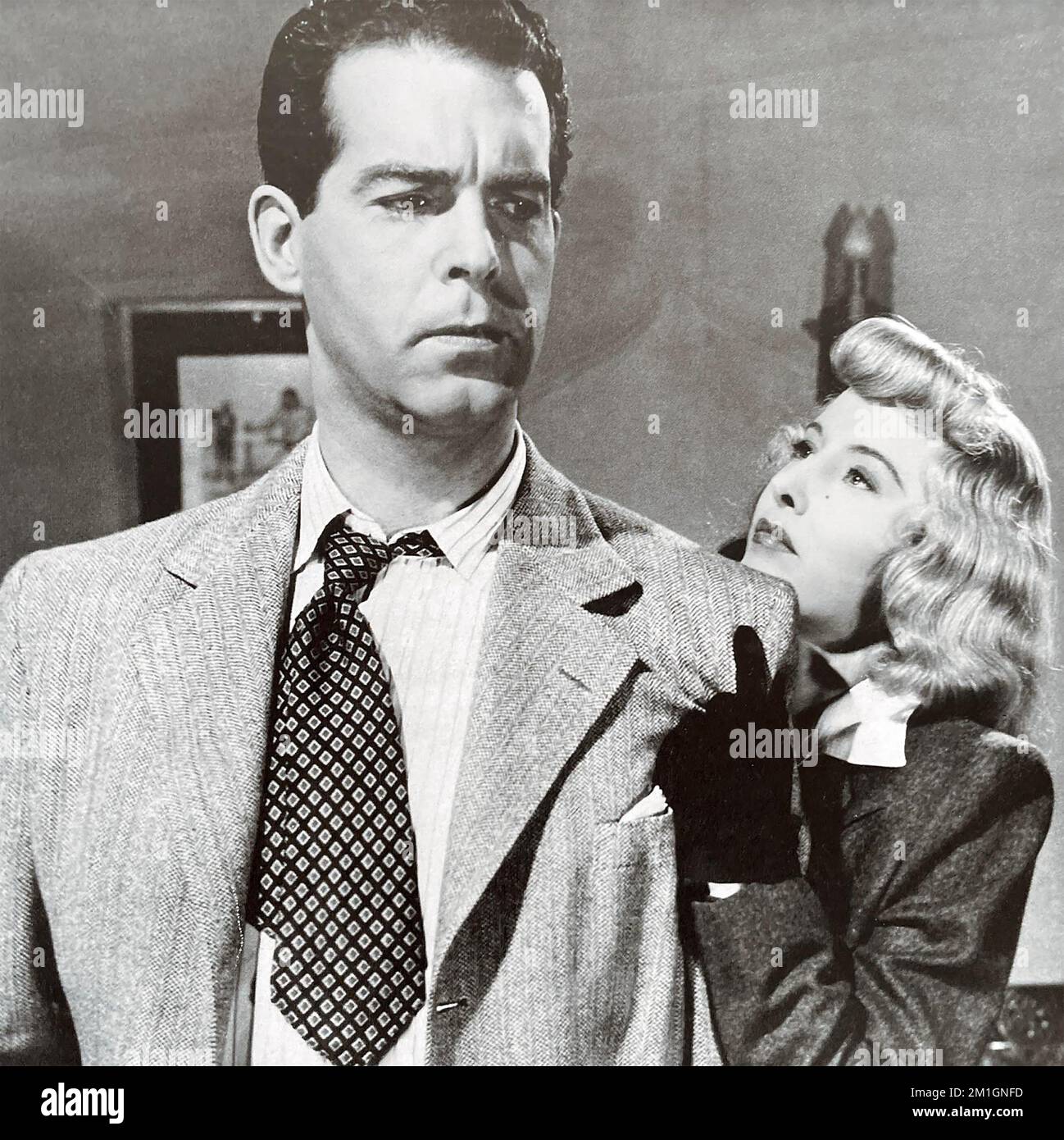 DOUBLE INDEMNITÉ 1944 Paramount Pictures film avec Barbara Stanwyck et Fred MacMurray Banque D'Images
