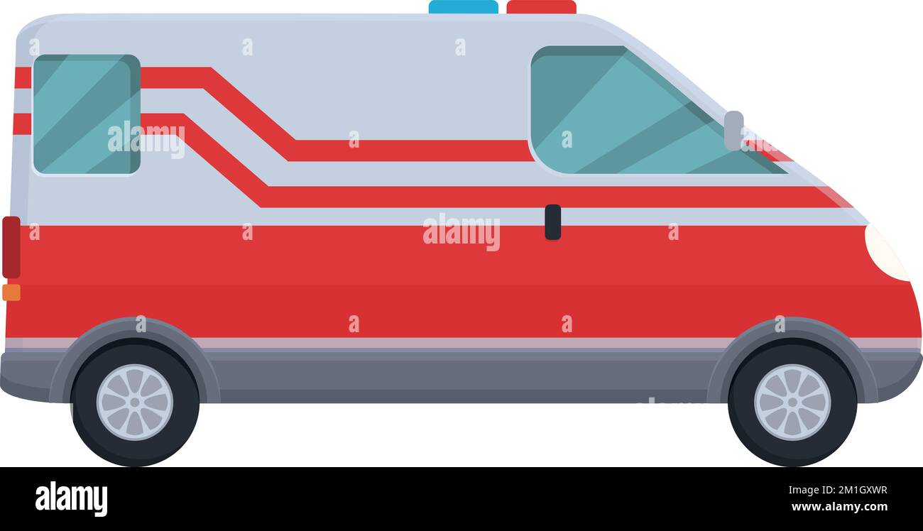 Ambulance Drawing Side View - Ambulance Cartoo PNG Image With Transparent  Background | TOPpng