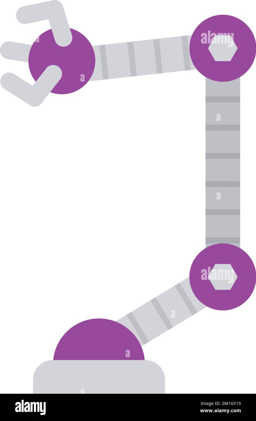 icône du bras robotisé Illustration de Vecteur