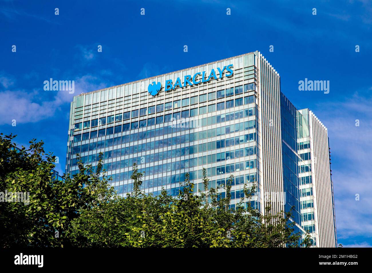 One Churchill place, siège de Barclays Bank à Canary Wharf, Tower Hamlets, Londres, Royaume-Uni Banque D'Images