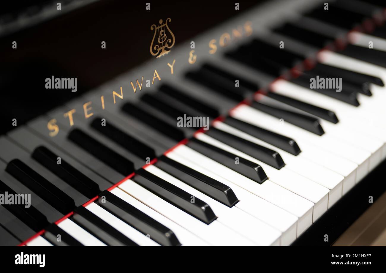 Steinway & Sons Grand Piano Banque D'Images