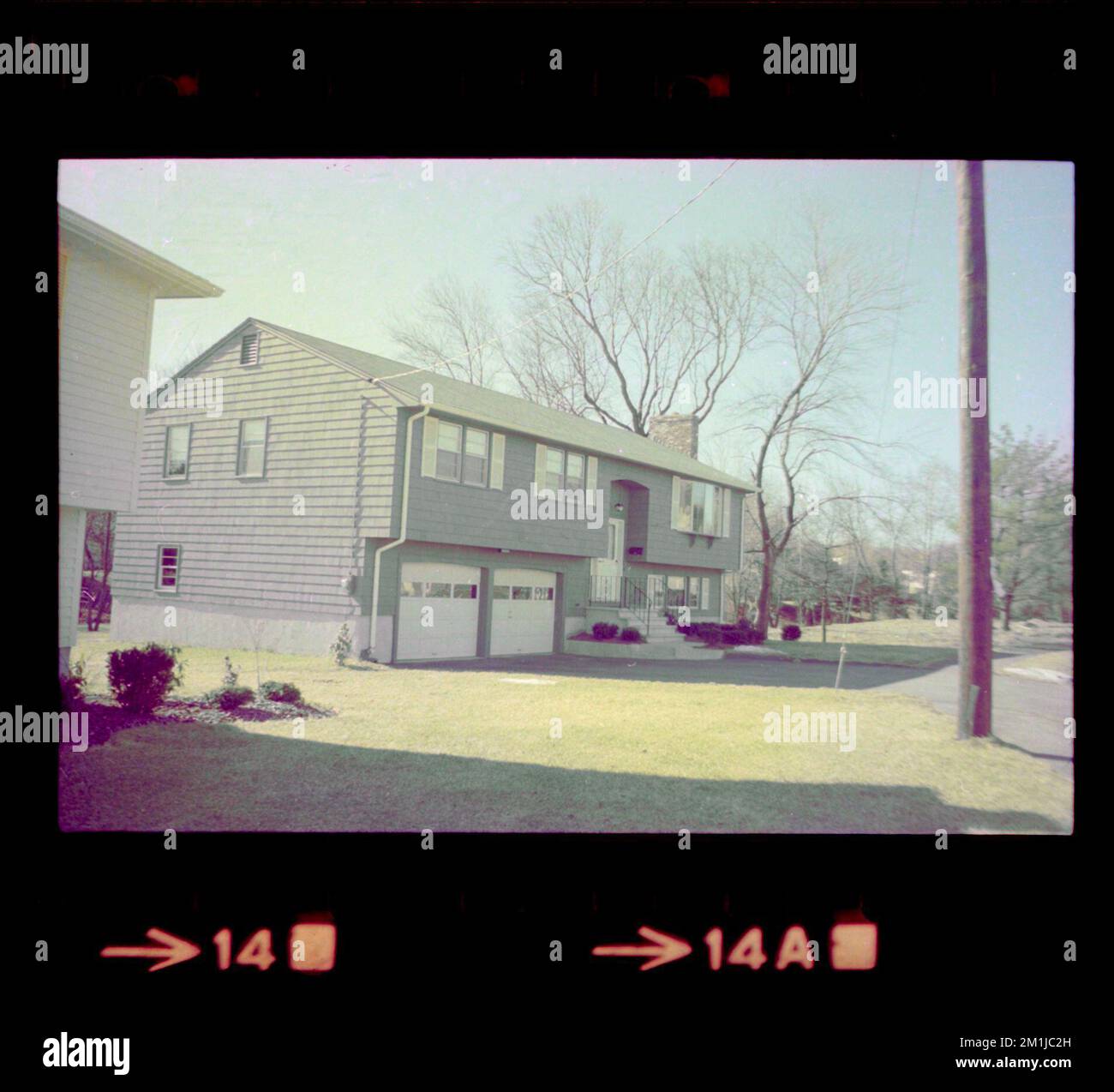 68 Hancock Road , Maisons. Needham Building Collection Banque D'Images