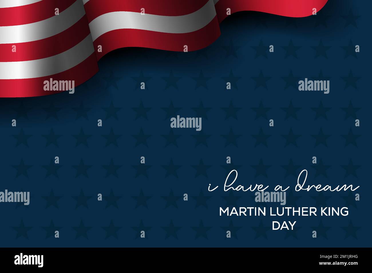 J'ai un rêve, Martin luther King jour fond avec espace de copie. Jour MLK Illustration de Vecteur